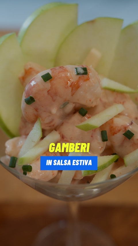 GAMBERI IN SALSA ESTIVA